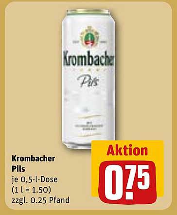 Krombacher Pils 0,5 l Dose