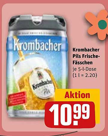 Krombacher Pils Frische-Fässchen 5 l