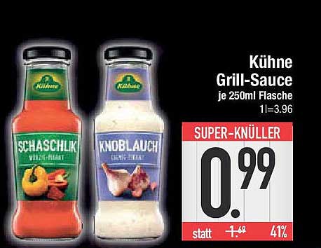 Kühne Grill-Sauce je 250ml Flasche