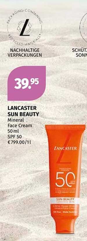 Lancaster Sun Beauty Mineral Face Cream SPF 50 - 50 ml