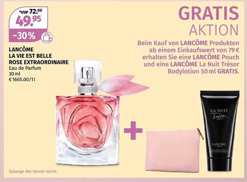 LANCÔME LA VIE EST BELLE ROSE EXTRAORDINAIRE Eau de Parfum 30 ml