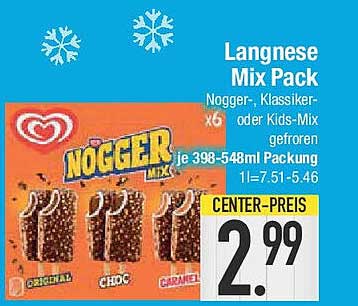 Langnese Mix Pack – Nogger- und Kids-Mix Klassiker