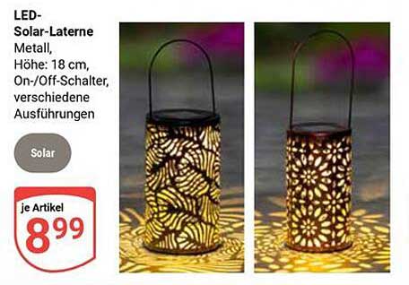 LED-Solar-Laterne