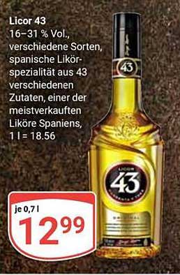 Licor 43 - Spanische Likörspezialität