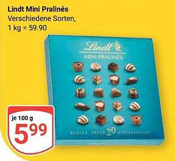 Lindt Mini Pralinés - Verschiedene Sorten