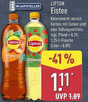 Lipton Eistee – jetzt im Angebot!