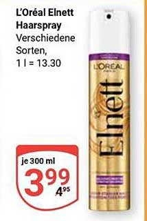 L’Oréal Elnett Haarspray - Verschiedene Sorten, 300 ml