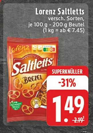 Lorenz Saltletts Brezel - 100 g Beutel