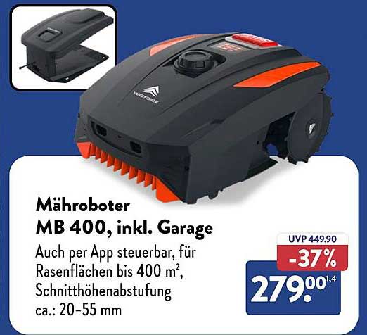 Mähroboter MB 400, inkl. Garage