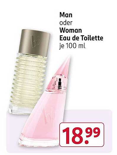Man oder Woman Eau de Toilette je 100 ml