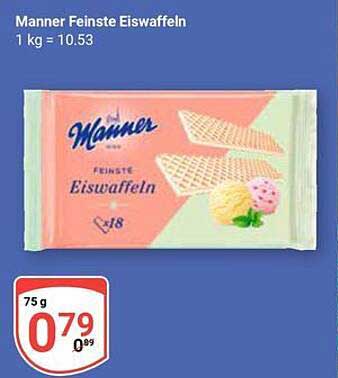 Manner Feinste Eiswaffeln