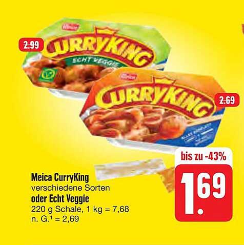 Meica CurryKing verschiedene Sorten oder Echt Veggie