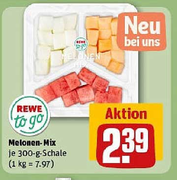 Melonen-Mix je 300-g-Schale