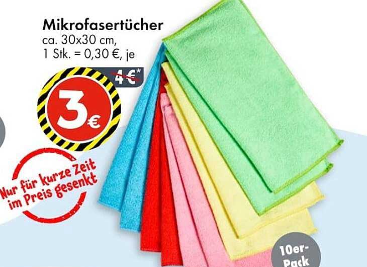Mikrofaser-Tücher - 10er-Pack