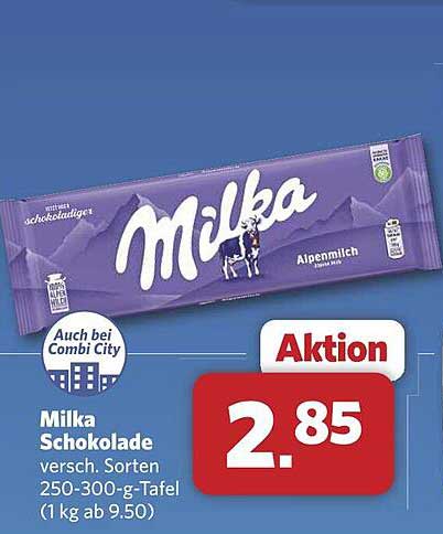 Milka Schokolade - verschiedene Sorten 250-300 g Tafel
