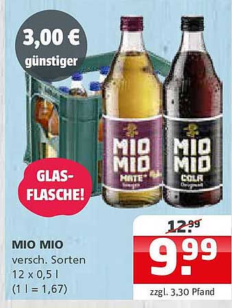 MIO MIO - 12 x 0,5 l in verschiedenen Sorten