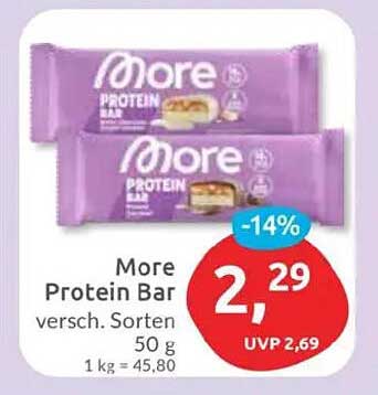 More Protein Bar - versch. Sorten