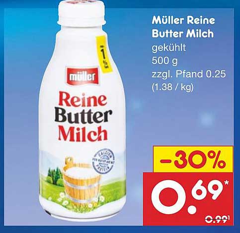 Müller Reine Butter Milch 500 g