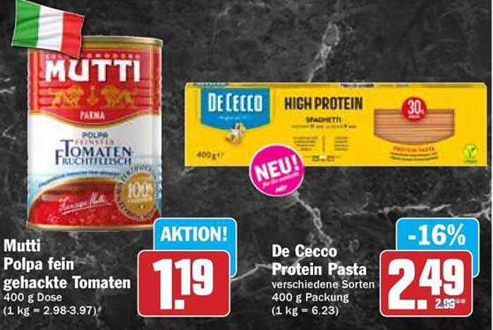 Mutti Polpa fein gehackte Tomaten 400 g Dose