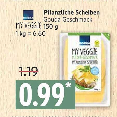 MY VEGGIE Pflanzliche Scheiben Gouda Geschmack 150 g
