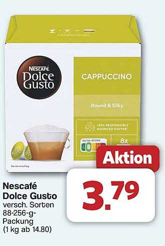 Nescafé Dolce Gusto Cappuccino – 8 Kapseln für nur 3,79 €