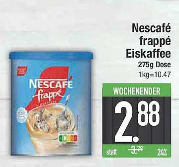 Nescafé frappé Eiskaffee 275g Dose