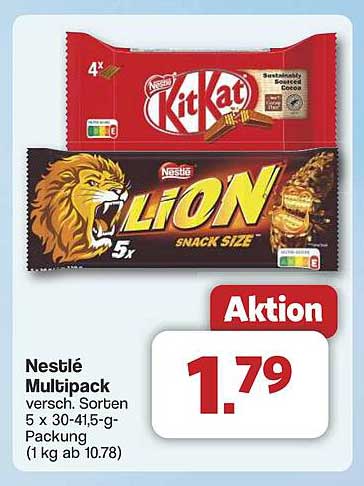 Nestlé Multipack - KitKat & Lion Snack Size