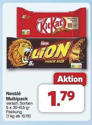 Nestlé Multipack - KitKat und Lion