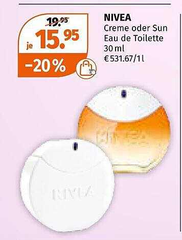 NIVEA Creme oder Sun Eau de Toilette 30 ml