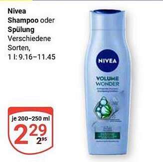 Nivea Shampoo oder Spülung - Volume Wonder
