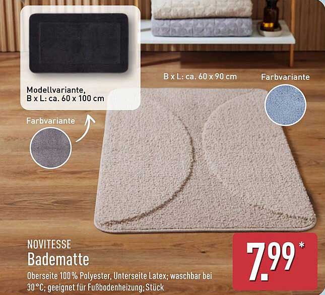 NOVITESSE Badematte