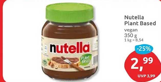 Nutella Plant Based 350 g - Vegan