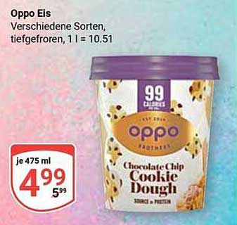 Oppo Eis - Chocolate Chip Cookie Dough (475 ml)