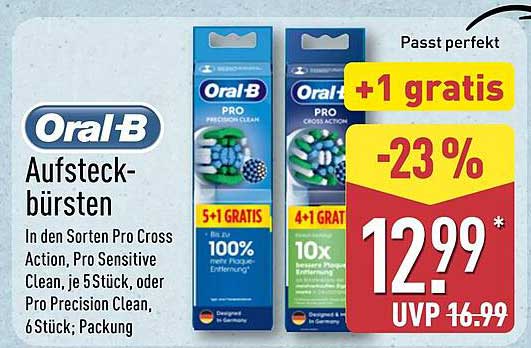 Oral-B Aufsteckbürsten – Jetzt im Angebot!
