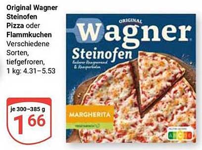 Original Wagner Steinofen Pizza oder Flammkuchen