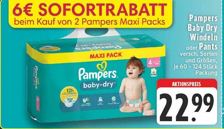 Pampers Baby Dry Windeln oder Pants, Maxi Pack