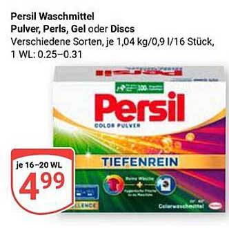 Persil Waschmittel - Pulver, Perls, Gel oder Discs