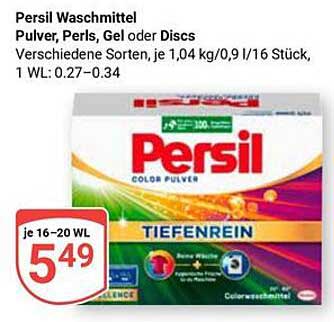 Persil Waschmittel Pulver, Perls, Gel oder Discs