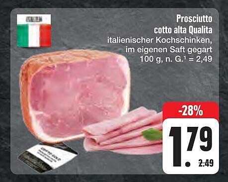 Prosciutto cotto alta Qualita