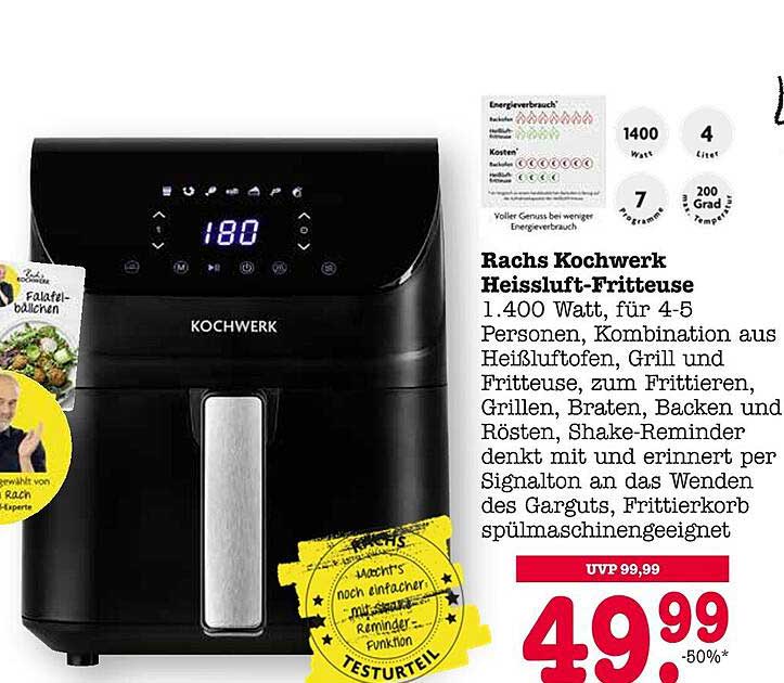 Rachs Kochwerk Heissluft-Fritteuse