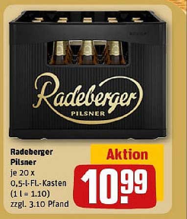 Radeberger Pilsner 20 x 0,5 l FL-Kasten