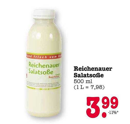 Reichenauer Salatsauce 500 ml