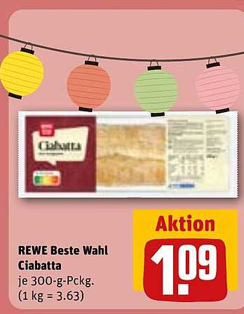 REWE Beste Wahl Ciabatta