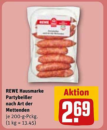 REWE Hausmarke Partybeißer nach Art der Mettenden