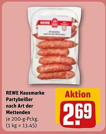REWE Hausmarke Partybeißer nach Art der Mettenden