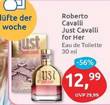 Roberto Cavalli Just Cavalli for Her Eau de Toilette 30 ml