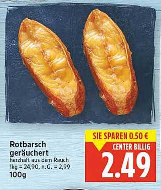 Rotbarsch geräuchert 100g – herzhaft aus dem Rauch