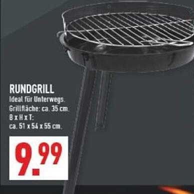RUNDGRILL - Ideal für Unterwegs
