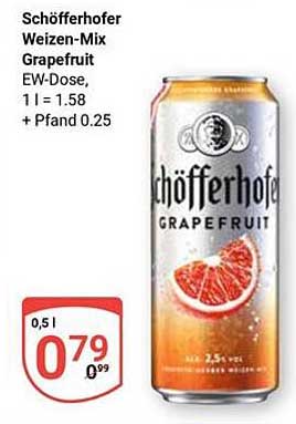 Schöfferhofer Weizen-Mix Grapefruit EW-Dose