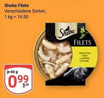 Sheba Filets - Verschiedene Sorten